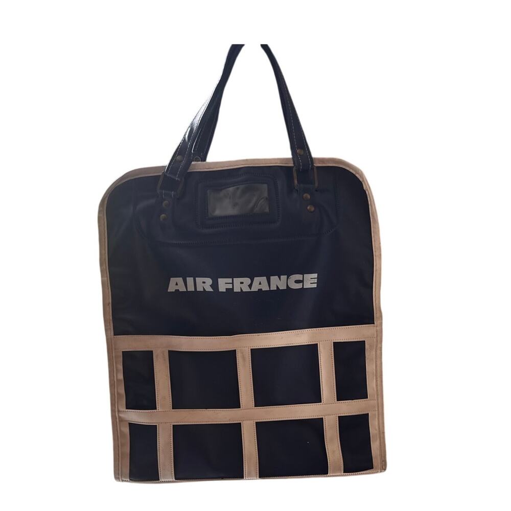 Rare Vintage 1960s Air France Airline Flight Bag - Excellent Condition